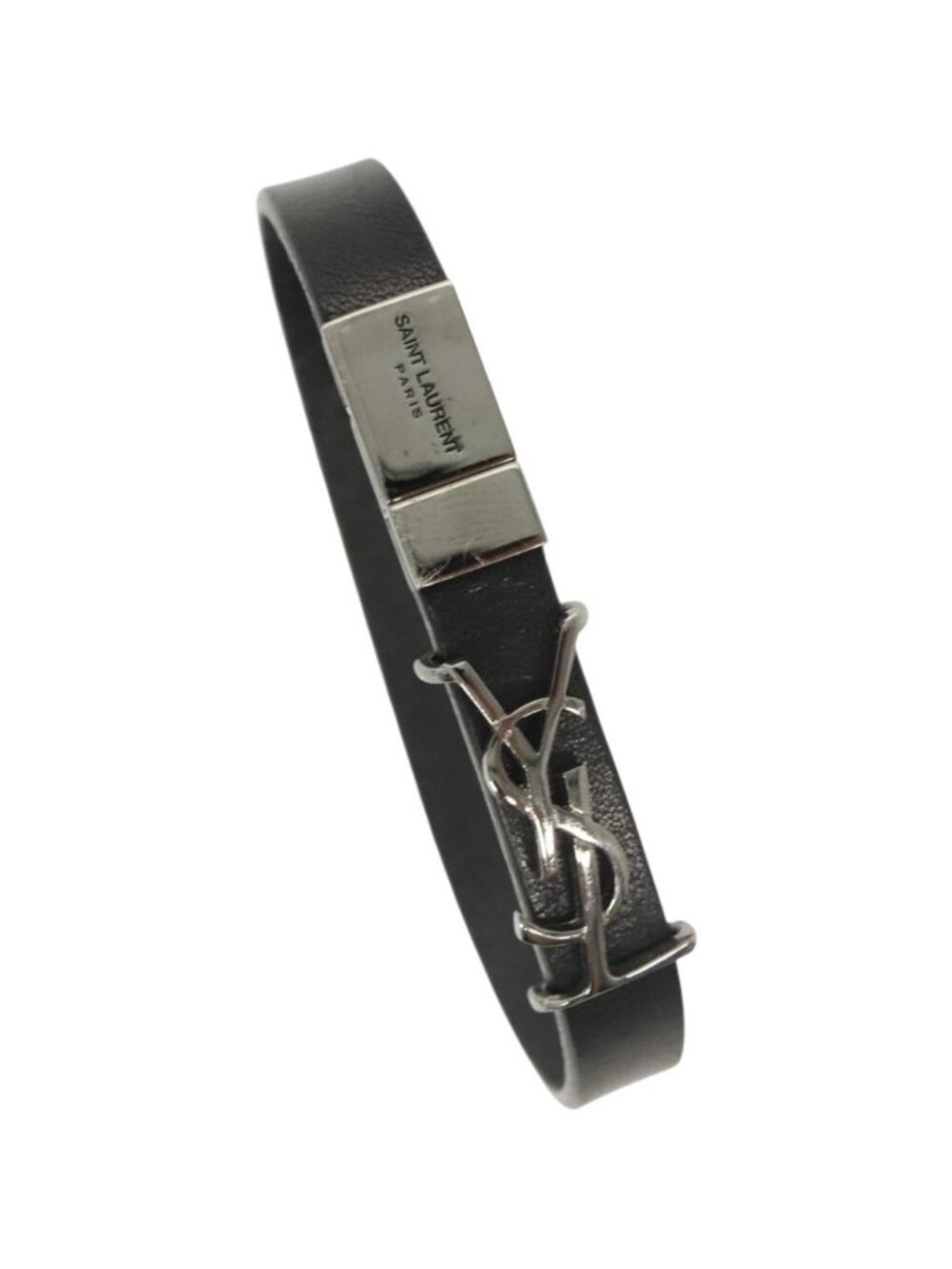 SAINT LAURENT Cassandra Bracelet metal Black